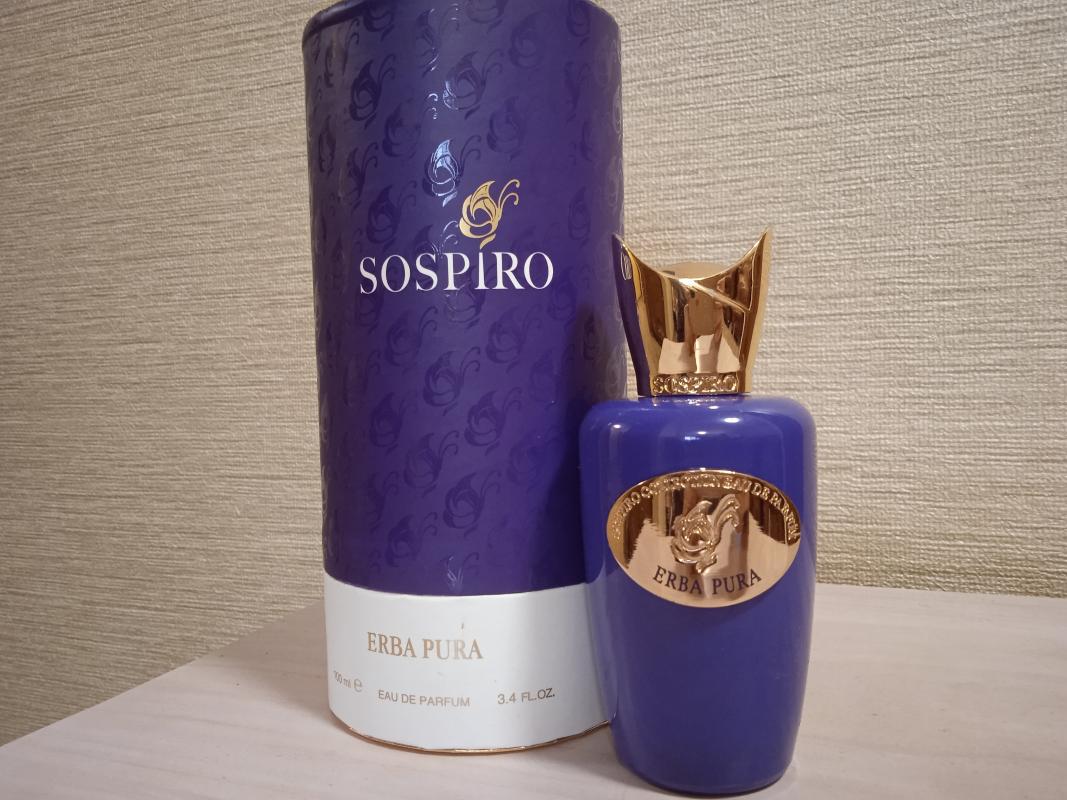 Sospiro erba pura отзывы. Sospiro erba Pura 45 мл. Xerjoff Sospiro Perfumes erba Pura 25 стекло. Соспиро Эрба Пура фиолетовый. Саспира эрбапура фиолетовый флокон.