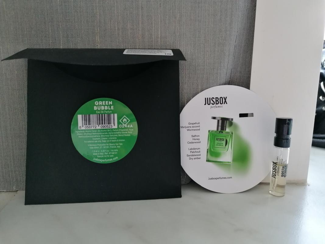 Jusbox feel'n' Chill. Essential Parfums mon Vetiver фото дно флакона.