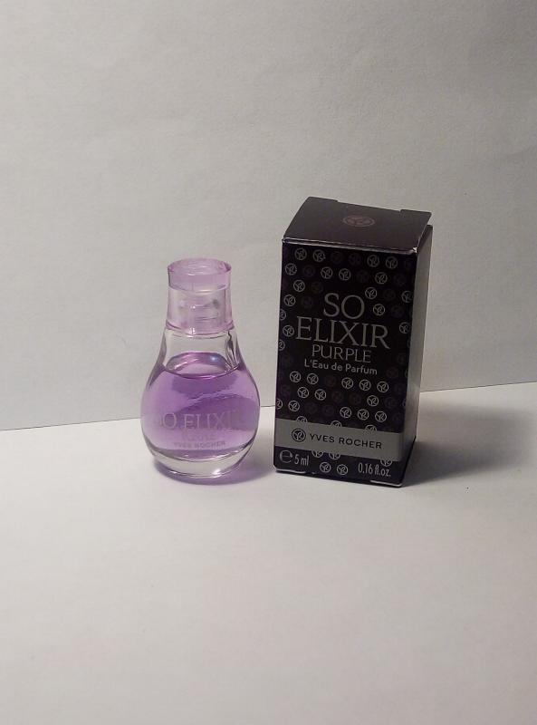 Purple elixir type soul. So Elixir Purple Yves Rocher 5 мл. So Elixir Yves Rocher миниатюра. Миниатюрки Ив Роше. Парфюмерная вода Yves Rocher 5 мл.