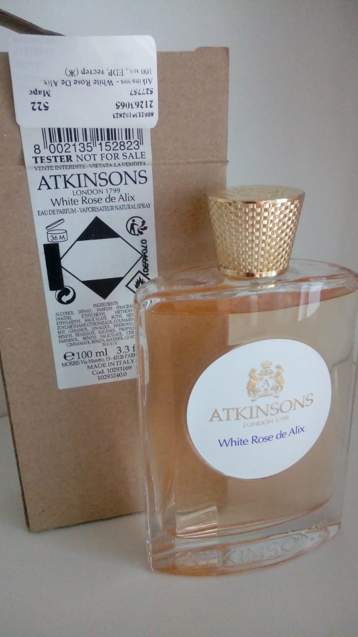 White rose de alix. Atkinsons White Rose de Alix. Духи белая роза фирма Аткинсон. Аткинсон белый. Atkinsons Lavender Rose.