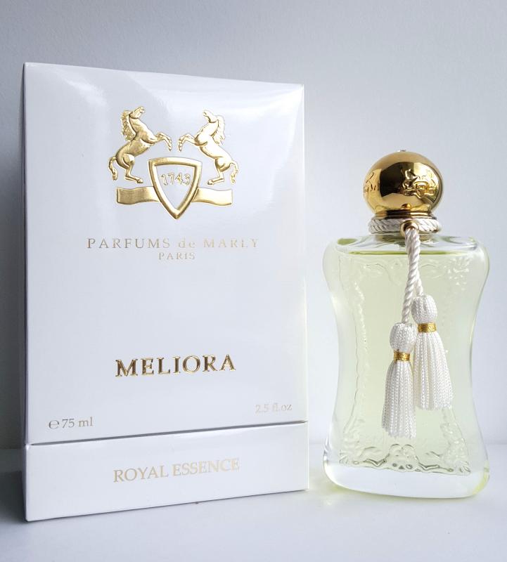 Де марли мелиора. Мелиора Парфюм де Марли. Духи Meliora Parfums de Marly. Meliora Parfums de Marly пирамида. Мелиора флакон.