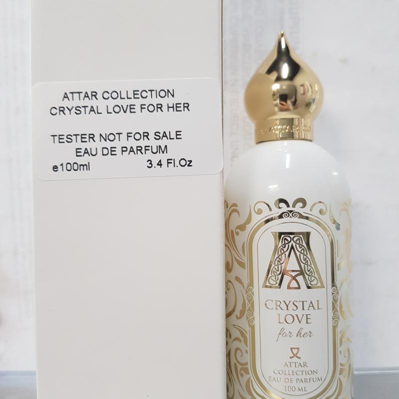 Loving crystal. Attar collection Crystal Love 100 мл.. Духи аттар Кристалл лав тестер. Attar collection парфюмерная вода Attar collection Crystal Love for her 50 мл. Attar collection Crystal Love парфюмерная вода 100 мл штрихкод на упаковке.