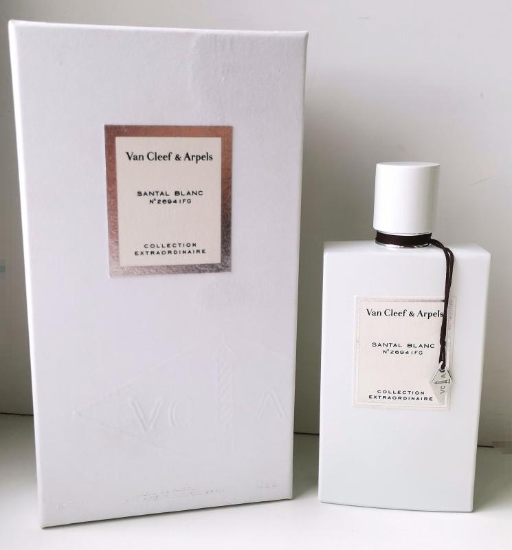 Van cleef orchid leather. Van Cleef Arpels Santal Blanc. Van Cleef Santal Blanc. Аромат van Cleef Santal Blanc. Van Cleef & Arpels Santal Blanc EDP Tester 75 ml.