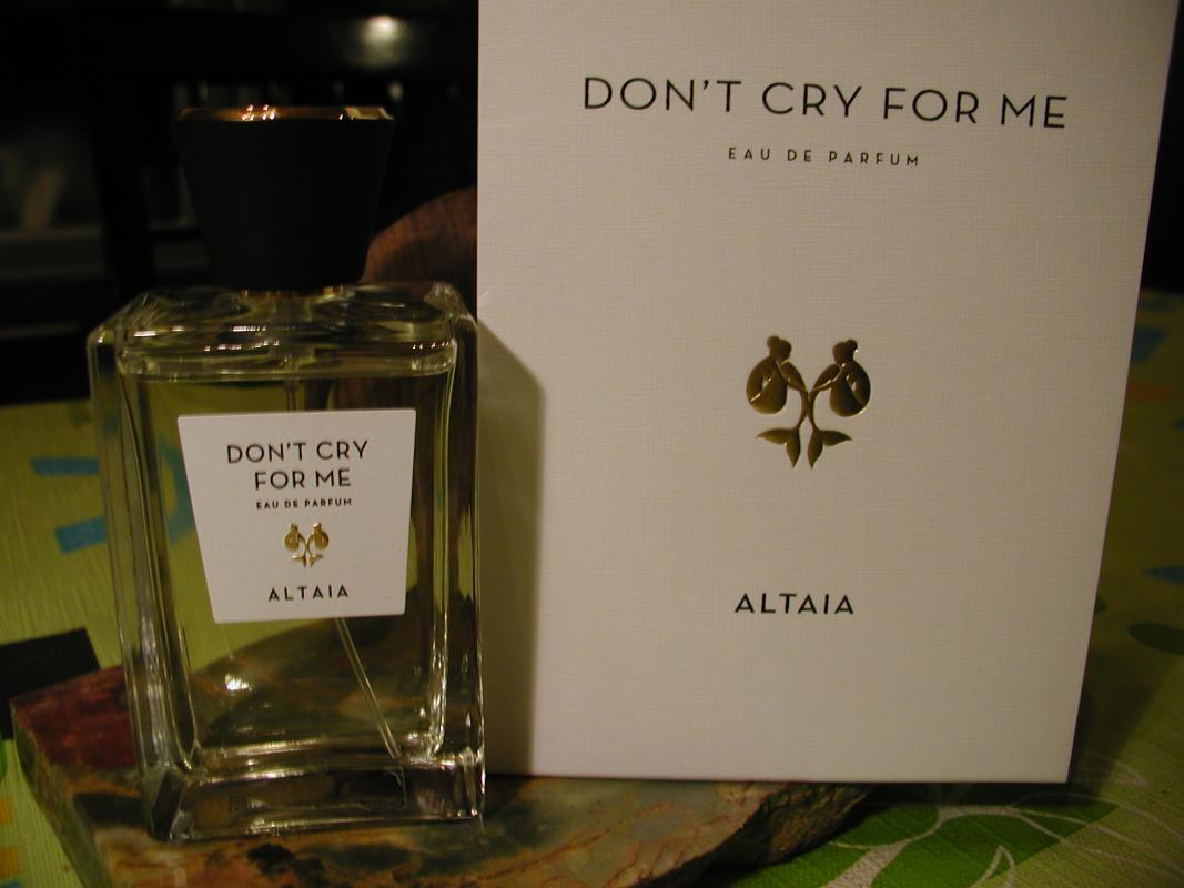 For me. By any other name Altaia. Парфюмерия Altaia don't Cry for me 100ml парфюмерная вода.